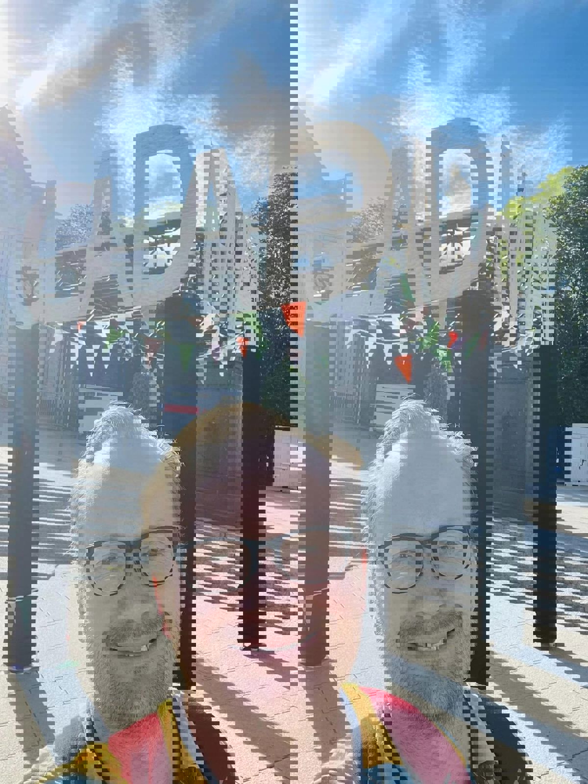 Jonatan Leer portræt ved Glad Mat konference